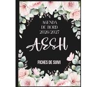 Cadeau AESH - Agenda de Bord AESH 2026 2027: Organiseur, Planificateur Semainier, Calendrier et Vacances Scolaire, 50 Fiches de suivi des élèves | Format A4.