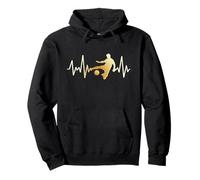 Cadeau Supporter Foot pour Joueur ou Fan de Football Pullover Hoodie
