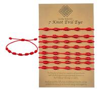cadelon 8PCS Red String Bracelet for Protection & Good Luck, Adjustable 7 Knot Bracelet Kabbalah Gift Set for Women Men, Perfect for Mother’s Day, Valentine’s Day