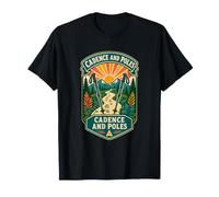 Cadence and Poles Nordic Walking Trail Rhythm T-Shirt