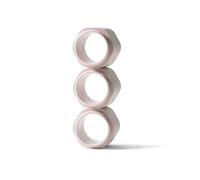 Cadence Extender - Add On to Any Flex Magnetic Containers with Lids,Extension to Travel Bottles for Toiletries - Carry On Travel Essentials For Women/Men - Adds Additional 1.43 fl oz - 3pk, Petal