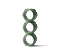 Cadence Extender - Adds Additional 1.43 fl oz - 3pk, Eucalyptus - Add On to Any Flex Magnetic Containers with Lids - TSA Approved, Leak Proof - Extension to Travel Bottles - Carry On Travel Essentials