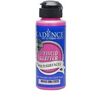 CADENCE HYBRID GLITTER - SILVER - PAINT FOR MULTISURFACES -FUSHCIA 120 ML