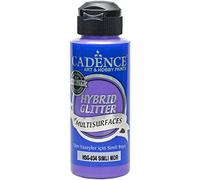 CADENCE HYBRID GLITTER - SILVER - PAINT FOR MULTISURFACES -PURPLE 120 ML