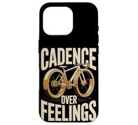 Cadence Over Feelings Cycling Cyclist Case for iPhone 16 Pro