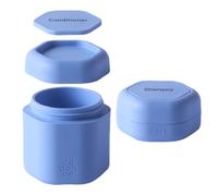Cadence Travel Container - Skin Care Kit - Magnetic Travel Capsules - Facial Cleanser, Moisturizer, Sunscreen - 3 Small Capsules (0.5 oz) with Detergent