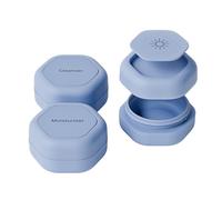 Cadence Travel Container, Skin Care Set, Magnetic Travel Capsules, Facial Cleanser, Moisturiser, Sun Cream, 3 Small Capsules (0.5 oz) with Cleanser