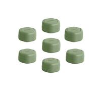Cadence Travel Containers - Pill Case Set - Magnetic Travel Capsules - A Daily Pill Box for Supplements & Vitamins - Contains 7 Flex Mediums (0.56oz) with Labels for Everyday of The Week - Eucalyptus