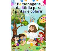 Caderno de desenhos para colorir: Desenhos de figuras da Biblia (Desenhos para pintar e colorir.)