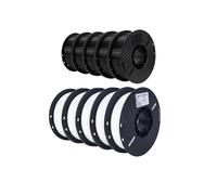 Cadfghjk 10KG PLA/ABS/PETG Filament 1.75mm Black White Gray 10 Rolls PLA ABS PETG Plastic For 3D Printer - Compatible With KINGROON(PLA 10kg Mix)