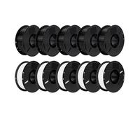 Cadfghjk 10KG PLA/ABS/PETG Filament 1.75mm Black White Gray 10 Rolls PLA ABS PETG Plastic For 3D Printer - Compatible With KINGROON(PETG 10kg Mix)