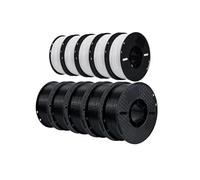 Cadfghjk 10KG PLA/ABS/PETG Filament 1.75mm Black White Gray 10 Rolls PLA ABS PETG Plastic For 3D Printer - Compatible With KINGROON(ABS 10kg Mix)