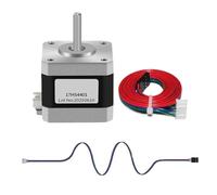 Cadfghjk 5Pcs 4-lead Nema17 Stepper Motor 42 Motor Certification Nema 17 Motor 42BYGH 1.5A 17HS4401 - Compatible With Ender 3 CR10-3D Printer CNC XYZ(17HS4401 D)