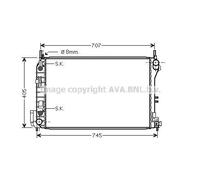 VAUXHALL VECTRA Radiator 9-3 Sport 20 Iaut 0602R GTS 2002-
