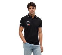 Cadillac F1 Team Formula 1 Polo Shirt Replica Black Tommy Hilfiger Mens