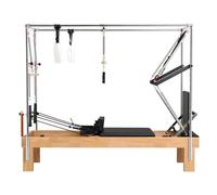 Cadillac Pilates Reformer in Solid Wood Stable and Safe Cuore Pilates 230x80x210 cm / 230x70x60 cm