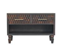 Cadiz Carved Shoe Storage Bench