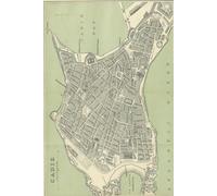 Cadiz Map Journal: Vintage 1899 Map of Cadiz Notebook (Blank Lined Journal, 6"x9" Lined Pages, 200 pages)