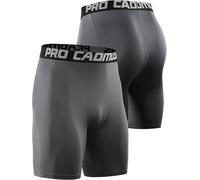 Cadmus Men Compression Gym Running Sports Underwear Base Layer Shorts Tights Gym Cycling,Grey, M