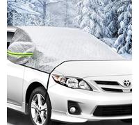 Cadoal Car Windscreen Cover for Winter, Car Windshield and Wing Mirror Cover Protection with Elastic Fix Band, Waterproof Ice Snow Frost Shield For Most Car SUV, Large Size 200X150cm/78.9X59''