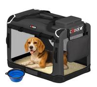 Dog Carrier Fabric Anthracite L 70x52x50cm