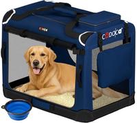 Dog Carrier Fabric Navy Blue XXXL 101x70x70cm