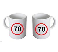 Cadogan 70th Birthday Speed Limit Road Sign Mug XMUGS-0007