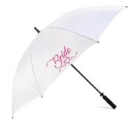 Cadogan Gifts Bride with Heart Design White Wedding Umbrella Parasol (Pink)