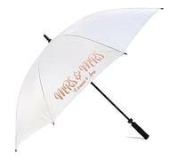 Cadogan Gifts Personalised Mrs & Mrs Design with Couples First Names or Surname White Wedding Umbrella Parasol