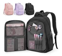 CADOLIM School Bags for Girls and Boys,Girls Backpack Kids Backpack Rucksack for Primary and Secondary School, Lightweight Black School Bag for 8-10 Years Old