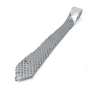 Cadoline Silver Mens Sequin Polyester Fancy Dress Tie 38 x 8cm