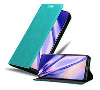 cadorabo Book Case compatible with Nokia G10 / G20 in PETROL TURQUOISE - with Magnetic Closure, Stand Function and Card Slot - Wallet Etui Cover Pouch PU Leather Flip