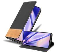 cadorabo Book Case works with Samsung Galaxy S20 in BLACK BROWN - with Magnetic Closure, Stand Function and Card Slot - Wallet Etui Cover Pouch PU Leather Flip