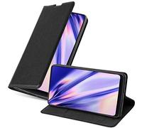cadorabo Book Case works with Xiaomi Mi MIX 2 in NIGHT BLACK - with Magnetic Closure, Stand Function and Card Slot - Wallet Etui Cover Pouch PU Leather Flip