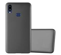 cadorabo Case compatible with Samsung Galaxy A10s in METALLIC GREY - Shockproof and Scratch Resistant TPU Silicone Cover - Ultra Slim Protective Gel Shell Bumper Back Skin