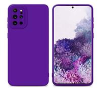 cadorabo Case compatible with Samsung Galaxy S20 PLUS in FLUID DARK PURPLE - Protective cover made of flexible TPU silicone