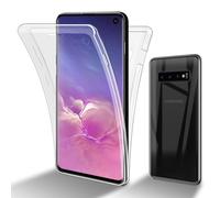 Cadorabo Case for Samsung Galaxy S10 360 Full Body Mobile Phone Case Front and Back Screen Protection All-Round Protective Cover
