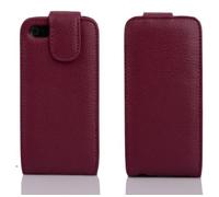 cadorabo Case works with Apple iPhone 5 / iPhone 5S / iPhone SE in PASTEL PURPLE - Flip Style Case made of Faux Leather with Card Slot - Wallet Etui Cover Pouch PU Leather Flip