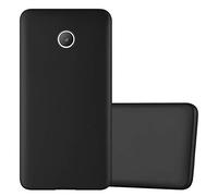 cadorabo Case works with Huawei Y330 in METALLIC BLACK - Shockproof and Scratch Resistant TPU Silicone Cover - Ultra Slim Protective Gel Shell Bumper Back Skin