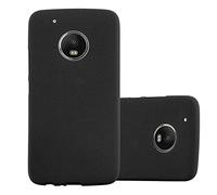 cadorabo Case works with Motorola MOTO G5 in FROST BLACK - Shockproof and Scratch Resistant TPU Silicone Cover - Ultra Slim Protective Gel Shell Bumper Back Skin
