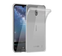 cadorabo Case works with Nokia 2.2 in FULLY TRANSPARENT - Shockproof and Scratch Resistant TPU Silicone Cover - Ultra Slim Protective Gel Shell Bumper Back Skin