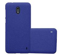 cadorabo Case works with Nokia 2 2017 in FROST DARK BLUE - Shockproof and Scratch Resistant TPU Silicone Cover - Ultra Slim Protective Gel Shell Bumper Back Skin