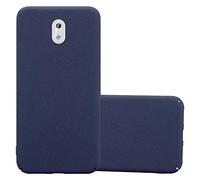 cadorabo Case works with Nokia 3 2017 in FROSTY BLUE - Shockproof and Scratch Resistent Plastic Hard Cover - Ultra Slim Protective Shell Bumper Back Skin