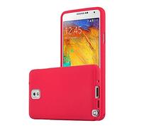cadorabo Case works with Samsung Galaxy NOTE 3 in FROST RED - Shockproof and Scratch Resistant TPU Silicone Cover - Ultra Slim Protective Gel Shell Bumper Back Skin