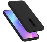 cadorabo Case works with Xiaomi 9T/K20/K20 Pro in LIQUID BLACK - Shockproof and Scratch Resistant TPU Silicone Cover - Ultra Slim Protective Gel Shell Bumper Back Skin