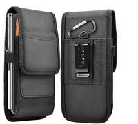 cadorabo mobile phone case with belt clip compatible with Samsung Galaxy S20 PLUS in BLACK -360 degree protective cover with belt loop in nylon -belt pouch with carabiner and pen holder -Case Cover