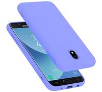 cadorabo silicone case compatible with Samsung Galaxy J5 2017, mobile phone cover for Galaxy J5 2017- impact-resistant, thin, Silky-Soft Touch Full-Body Protective Phone Case - LIQUID LIGHT PURPLE