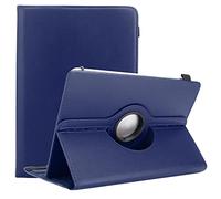 Cadorabo Tablet case compatible with Lenovo Yoga Tab 3 Pro (10.1 inch) in DARK BLUE - Protective cover made of synthetic leather with stand function - 360 degree case with elastic band