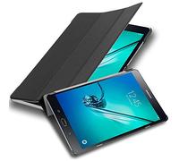 Cadorabo Tablet Case works with Samsung Galaxy Tab S2 (8.0" Zoll) SM-T715N / T719N in SATIN BLACK - Ultra Thin Book Style Protection Cover made of Faux Leather WITH Auto Wake Up with Stand Function