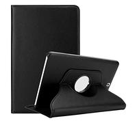 Cadorabo Tablet Case works with Samsung Galaxy Tab S2 (9.7" Zoll) SM-T815N / T813N / T819N in ELDER BLACK - Book Style Cover WITHOUT Auto Wake Up with Stand Function and Elastic Strap Fastener